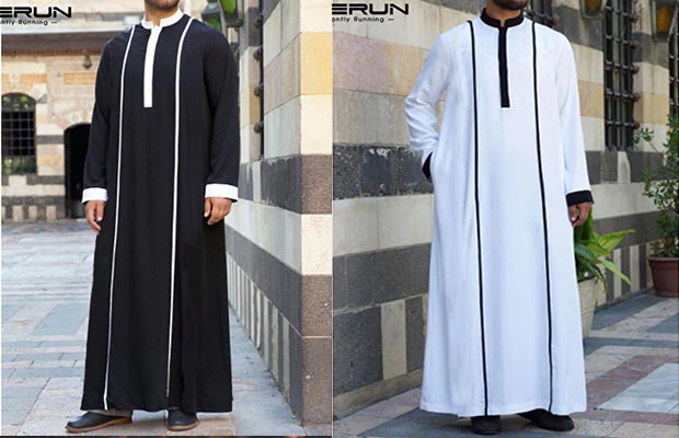 Men Fashion Saudi Arabia Dubai Men's Jubba